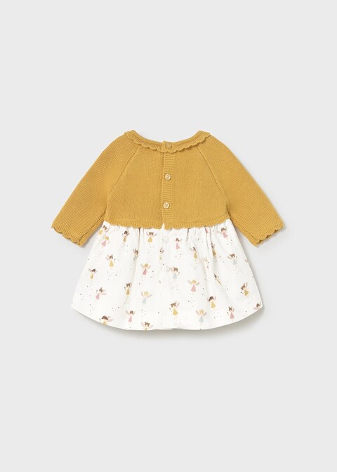 Vestito in caldo cotone Giallo Mayoral