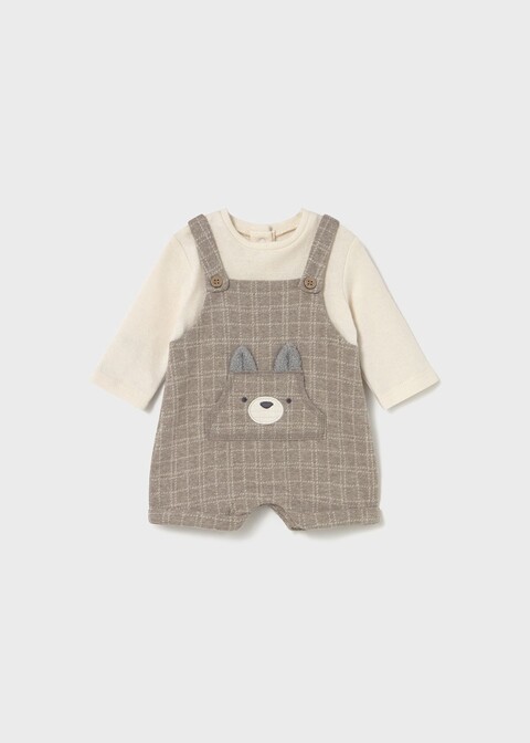 Pagliaccetto in caldo cotone Panna / Beige / Grigio Mayoral