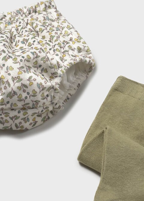 Completo 3 pezzi in caldo cotone Verde Mayoral