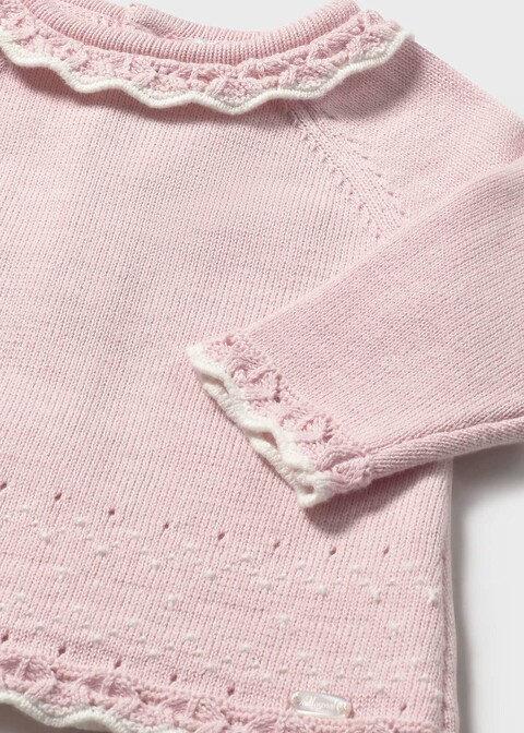 Completo 3 pezzi in caldo cotone Rosa Mayoral