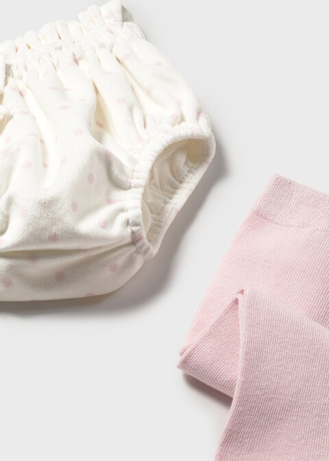 Completo 3 pezzi in caldo cotone Rosa Mayoral