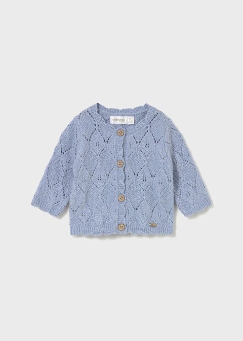 Cardigan neonata in caldo cotone Celeste Mayoral