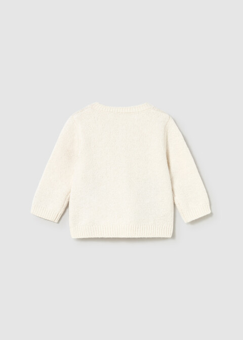 Cardigan neonata in caldo cotone Panna Mayoral