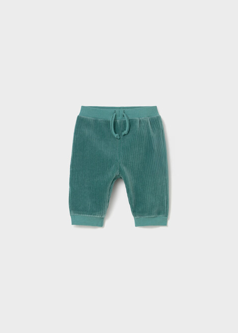 Pantalone in velluto neonato Verde Mayoral