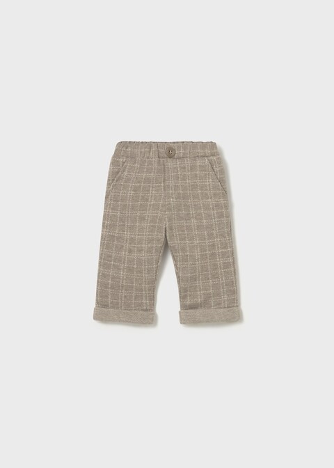 Pantalone in caldo cotone Tortora / Beige Mayoral