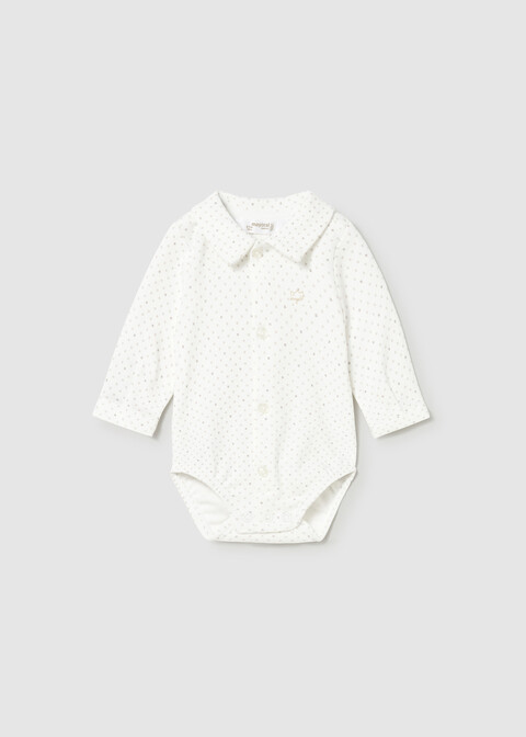 Body camicia in caldo cotone Panna Mayoral