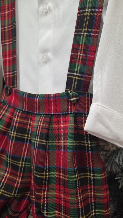 Completo 2 pezzi bimbo Tartan Pappa e Latte