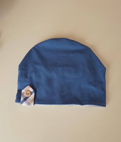 Cappellino in jersey di cotone Bluette taglia 0-3 mesi Marlù
