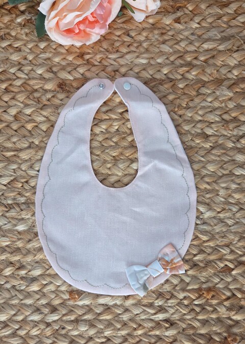 Bavetta in lino con fiocchetto Barcellino