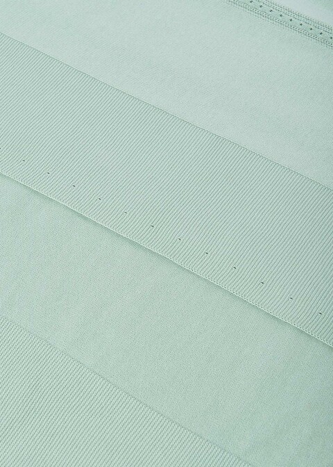 Copertina per carrozzina in filo di puro cotone Verde Alga Mayoral