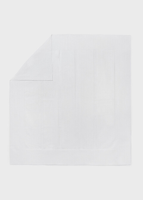 Copertina in filo di puro cotone Bianco Mayoral