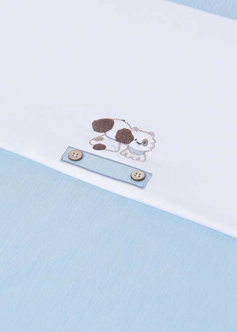 Copertina in jersey di cotone Cielo / Bianco Mayoral