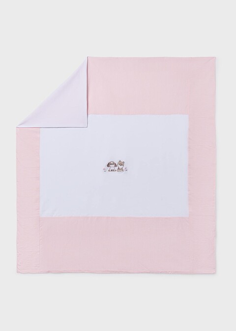 Copertina in jersey di cotone Rosa / Bianco Mayoral