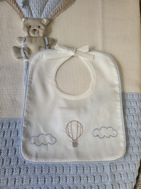 Bavetta in puro cotone Vaniglia / Cielo Marlù