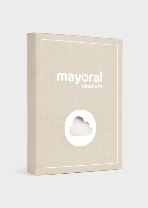 Completo 2 pezzi in filo di puro cotone Tortora Mayoral