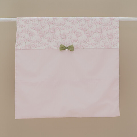 Copertina per carrozzina sfoderabile in puro cotone con imbottitura Rosa Ninnaoh