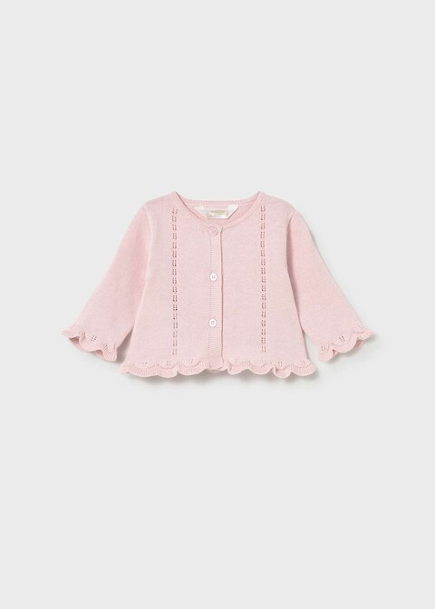 Completo 3 pezzi in cotone Rosa / Panna Mayoral