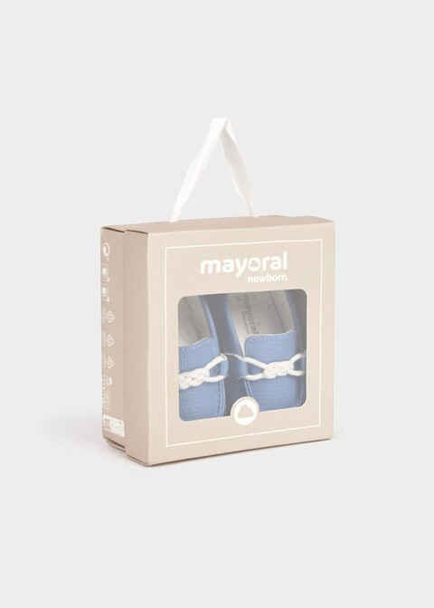 Mocassini neonato Azzurro Mayoral