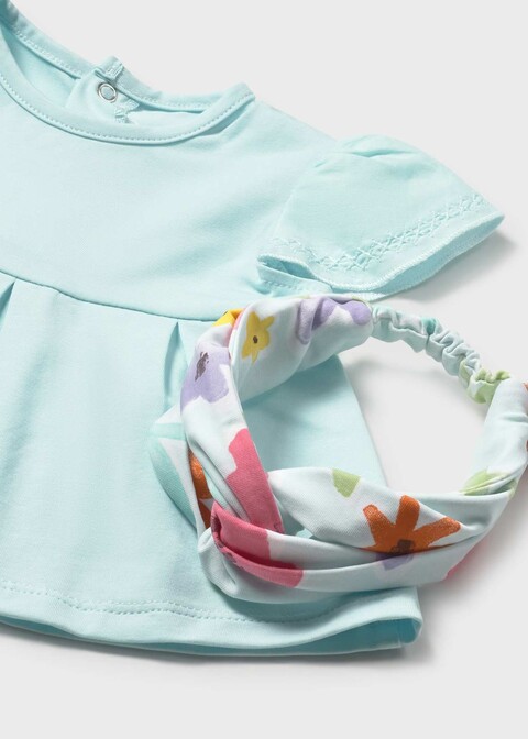 Completo 3 pezzi in cotone Celeste Mayoral