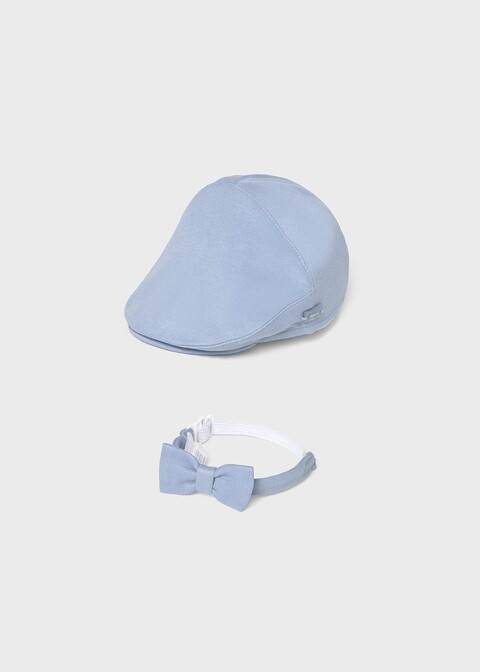 Set coppola e papillon Azzurro Polvere Mayoral
