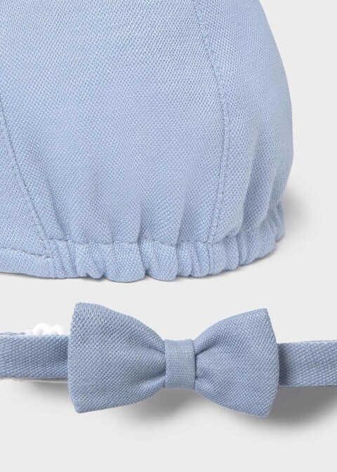 Set coppola e papillon Azzurro Polvere Mayoral