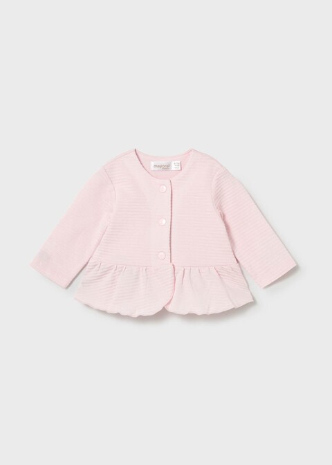Tuta 3 pezzi in cotone Rosa Mayoral