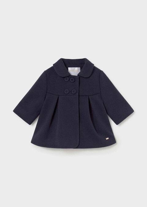 Cappotto in panno neonata Blu Mayoral