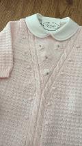 Tutina in pura lana Rosa taglia 0-3 mesi Marlù IG1110