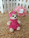 Orsetta Amigurumi Gentile Baby Couture Modello unico realizzato a mano