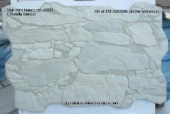 Piastrelle effetto pietra Wall Rock bianco bestile Wall Rock bianco (Muralla)