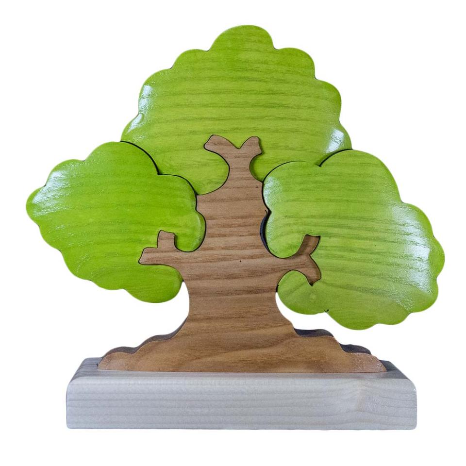 Albero Family intagliato artigianalmente legno di qualità  a 3 nomi