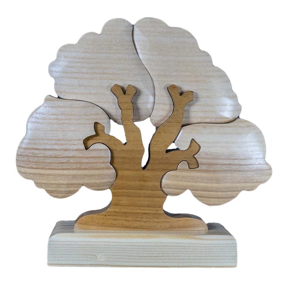 Albero della Famiglia/intagliato con traforo/albero della vita/albero con i nomi della famiglia in legno di frassino a 4 componenti/ oggetto unico/ cespugli che si scompongono dal tronco con possibilità di incidere il nome