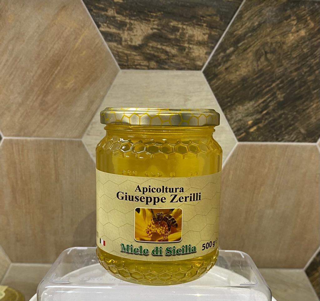 ACACIA  500g - Miele di Sicilia - "Apicoltura Giuseppe Zerilli"