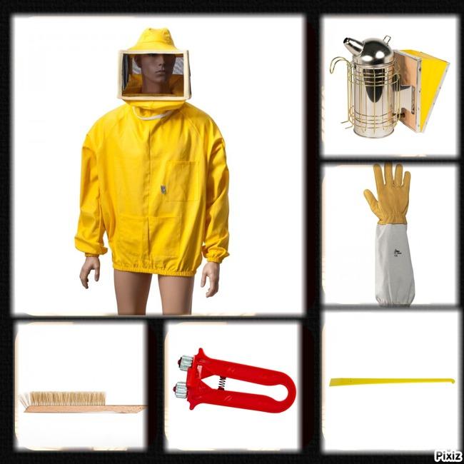 Kit attrezzatura apicoltore
