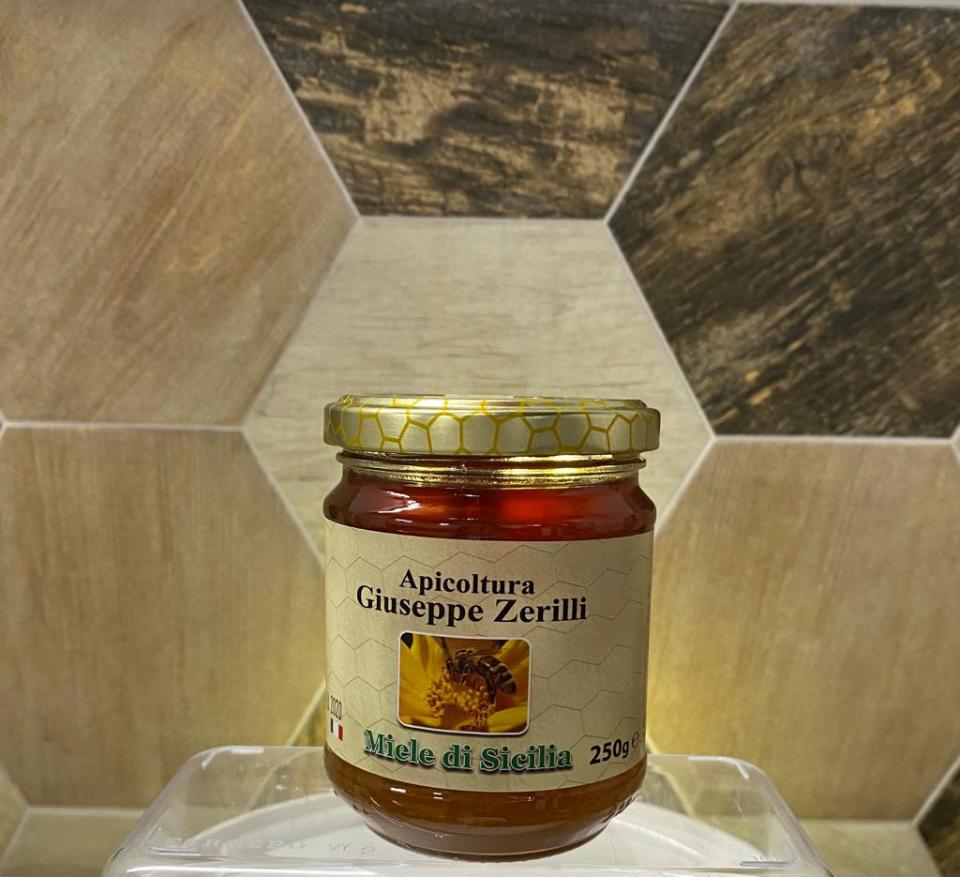 CASTAGNO  250g Miele di Sicilia - "Apicoltura Giuseppe Zerilli"