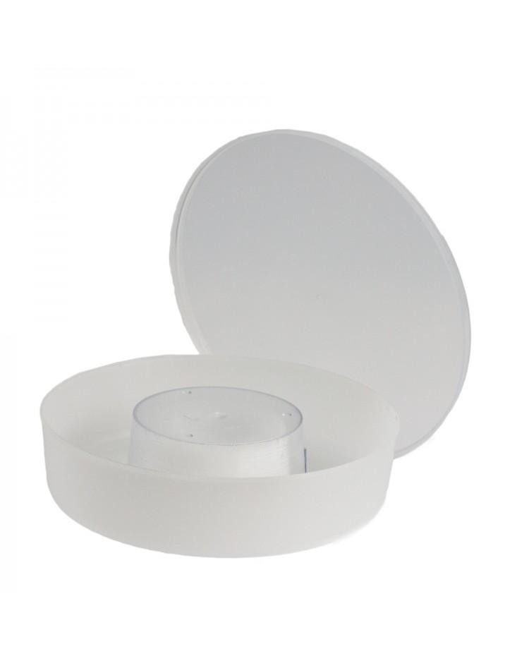 Nutritore tipo BARAVALLE in plastica rotondo  capacità 1 litro