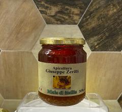 CASTAGNO 500g -     Miele di Sicilia - "Apicoltura Giuseppe Zerilli"