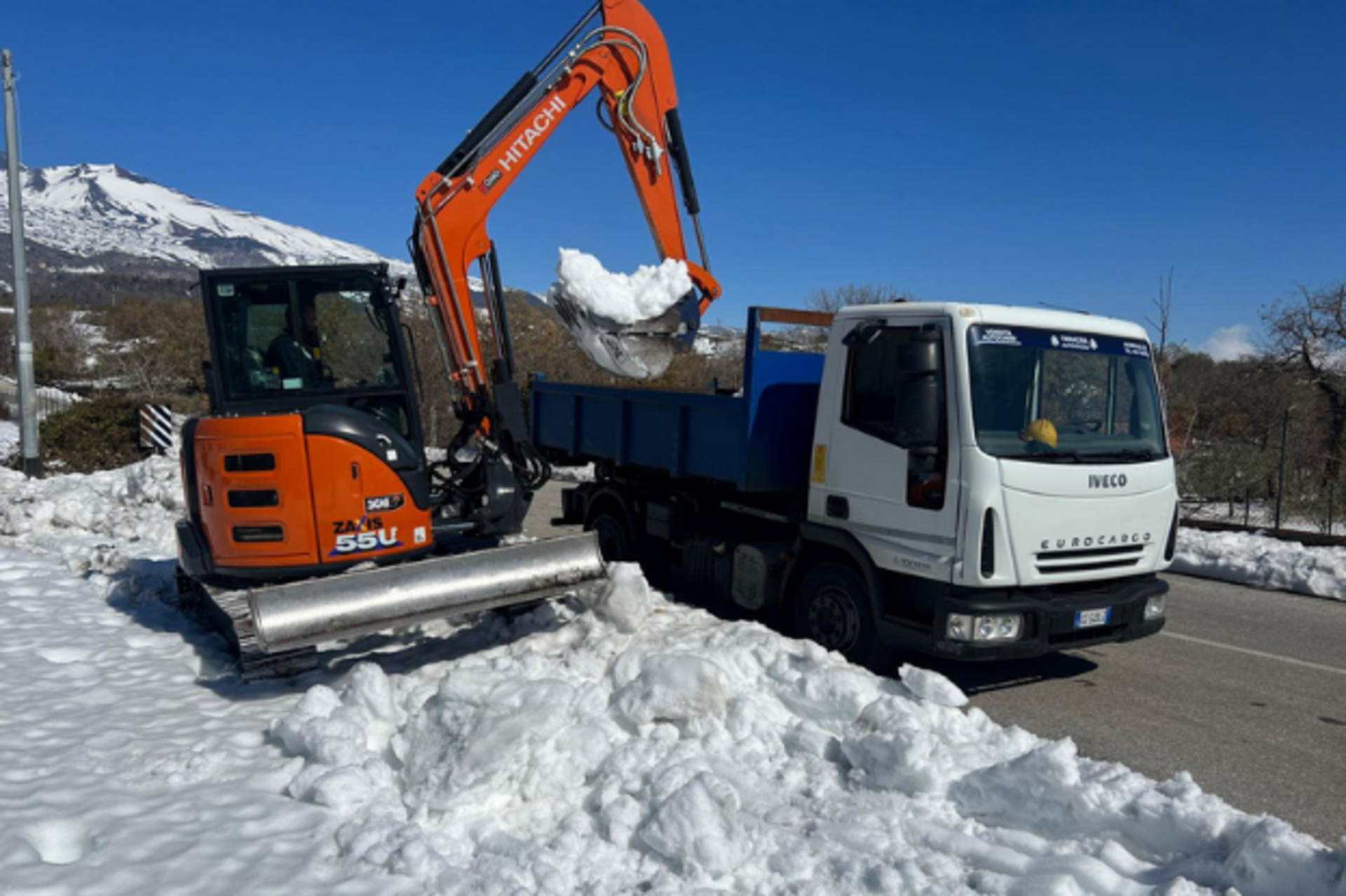 Sgombero neve Catania e provincia