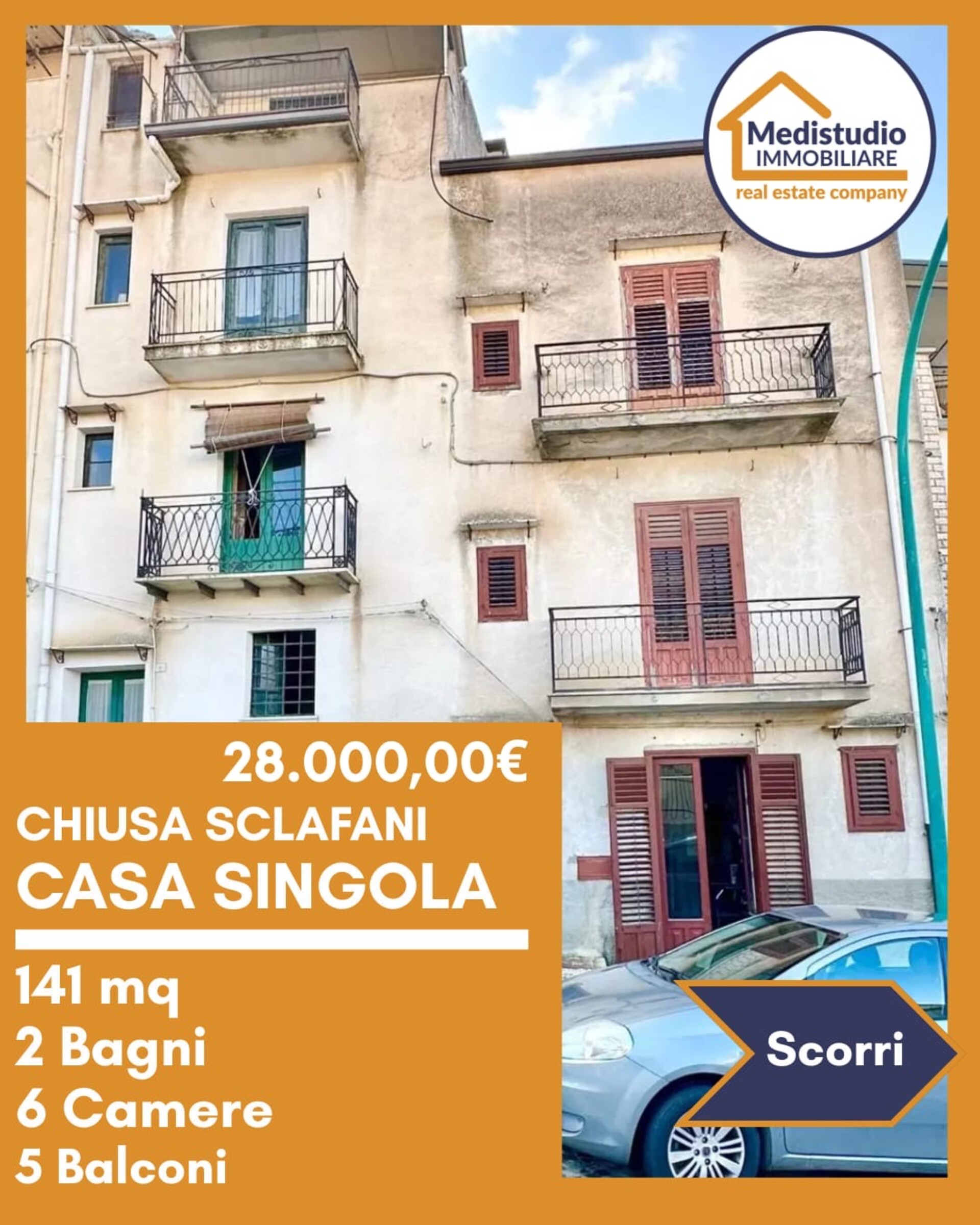 Casa singola in Vendita a Chiusa Sclafani Largo Conte (Palermo)