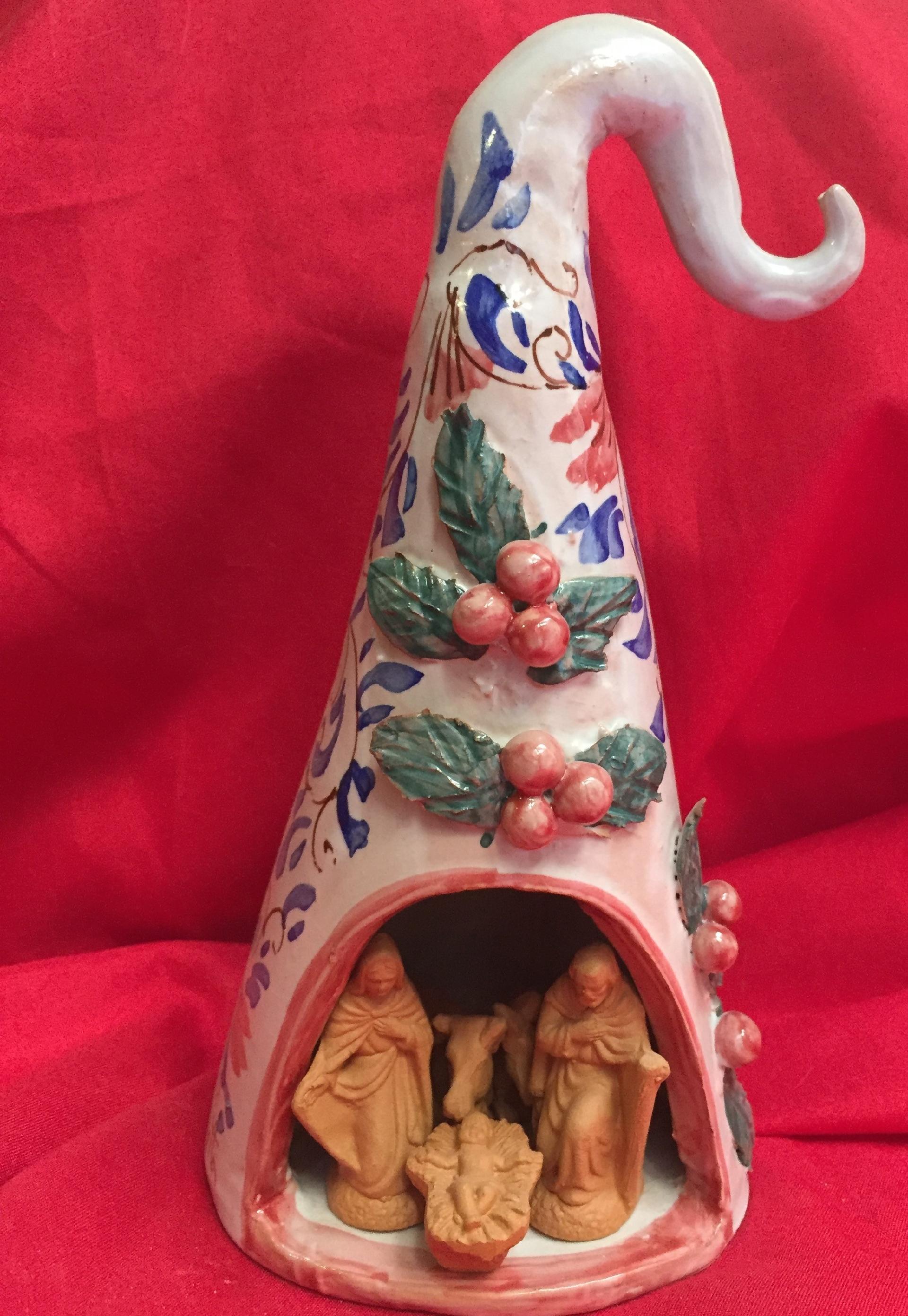 Presepino alberello stilizzato altezza 18-20 cm Laura Buzzetta natale