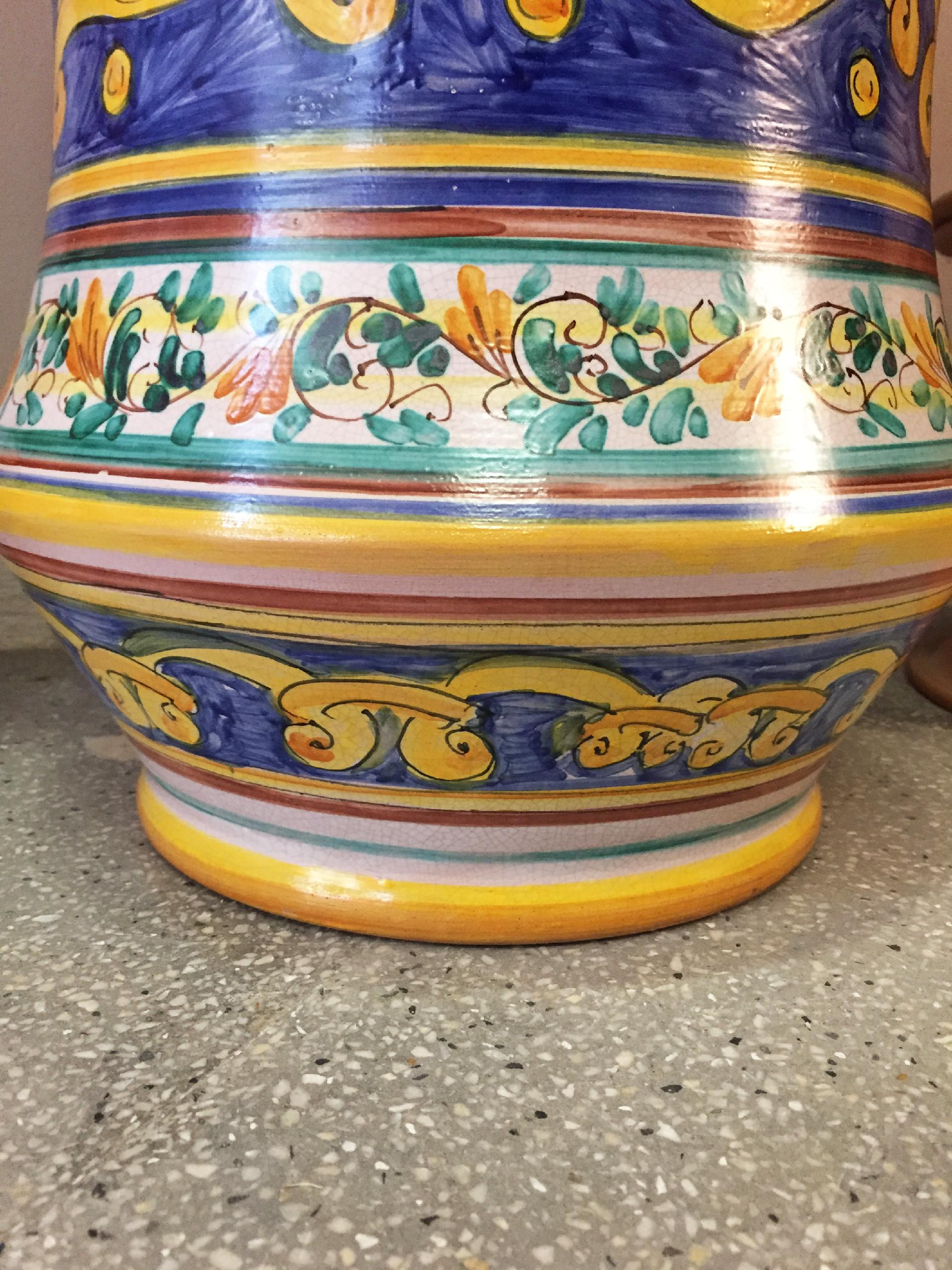 Portaombrelli albarello Laura Buzzetta ceramica arredo