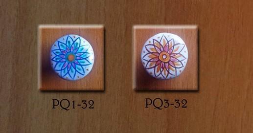 Pomello personalizzato- Fiore geometrico Laura Buzzetta - PomArt personalizzato