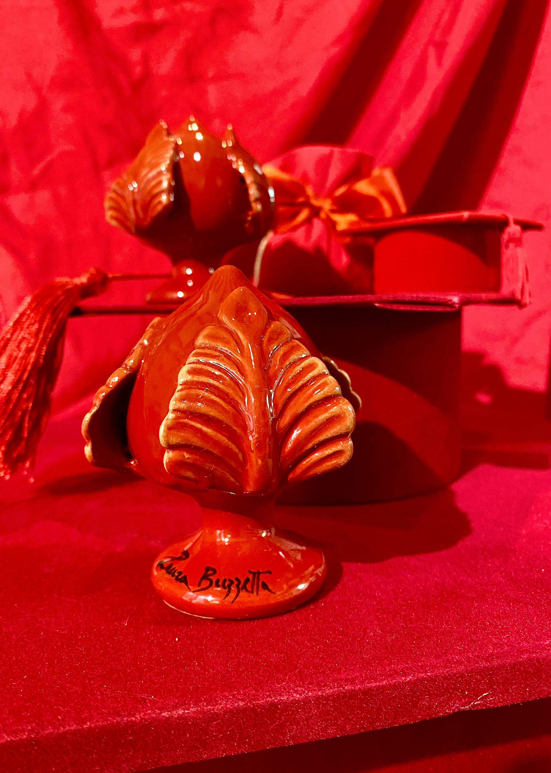 Pumo in ceramica - Bomboniera matrimonio, comunione, nascita, battesimo, laurea, anniversari Laura Buzzetta
