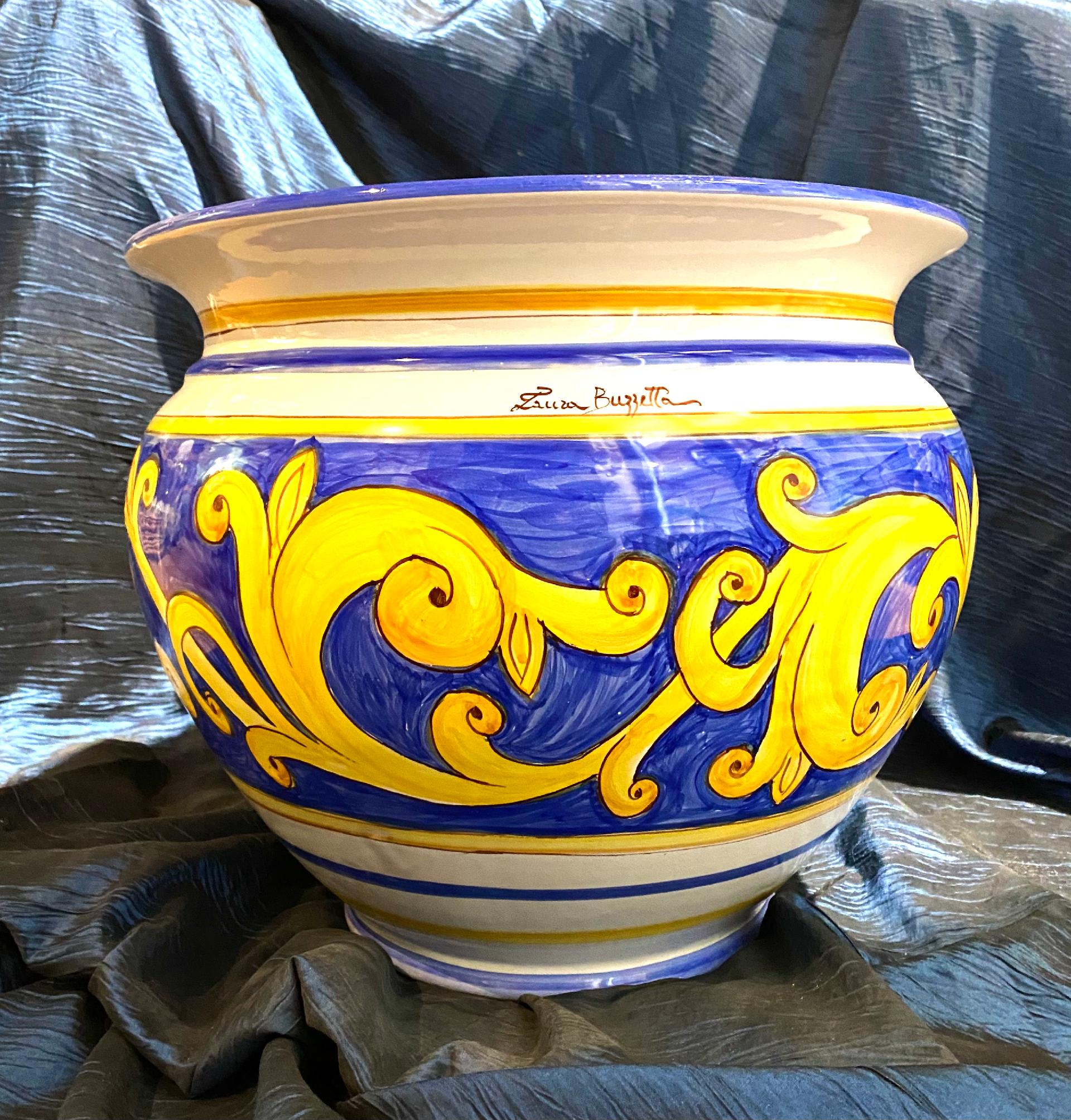 Cachepot in ceramica Laura Buzzetta Sicilia