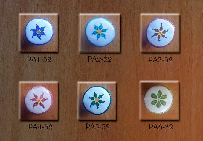 Pomello personalizzato- Fiore semplice Laura Buzzetta - PomArt personalizzato