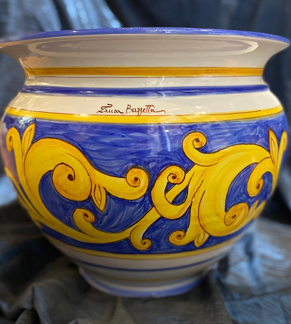 Cachepot in ceramica Laura Buzzetta Sicilia