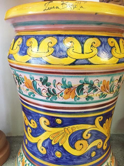 Portaombrelli albarello Laura Buzzetta ceramica arredo