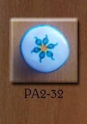 Pomello personalizzato- Fiore semplice Laura Buzzetta - PomArt personalizzato