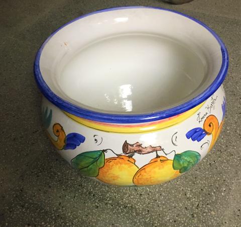 Cachepot diam. decoro Siciliano Laura Buzzetta sicilia