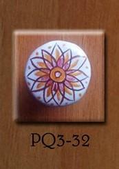 Pomello personalizzato- Fiore geometrico Laura Buzzetta - PomArt personalizzato